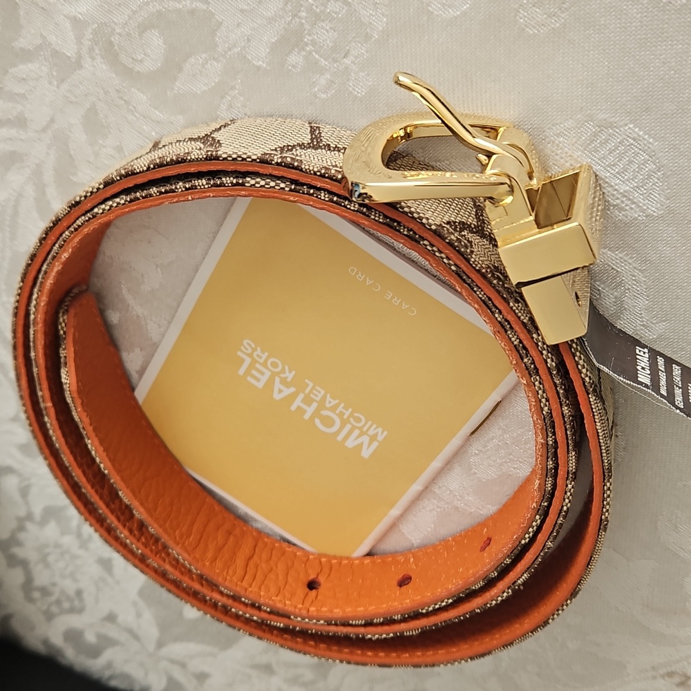 Michael Kors Reversible Leather Belt, Size M/ 36".